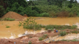 illegal mining, Western Ghana